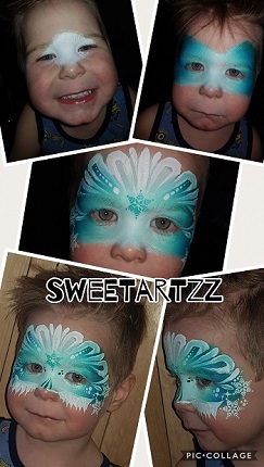 Vervallen zag Stof blog - Schminkblog van Samera Pronk van SweetArtZZ: Een sierlijk (Frozen)  masker! | Kidsproof Zuid-Limburg