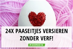 24x  paasei inspiratie zonder verf! 