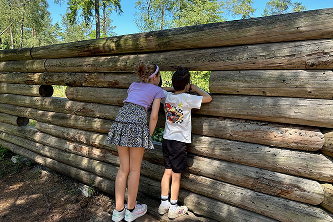 Kinderbelevingspaden-wildwand