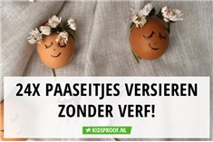 24 tips om paaseieren te versieren zonder verf