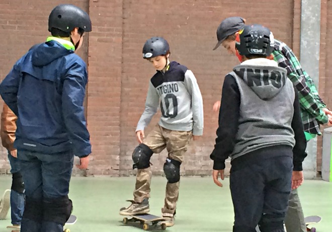 Skatepark Sweatshop feestje