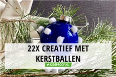 22x creatief met kerstballen