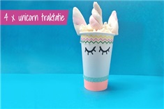 4x trakteren op een unicorn