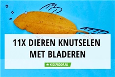 11x dieren knutselen met bladeren 