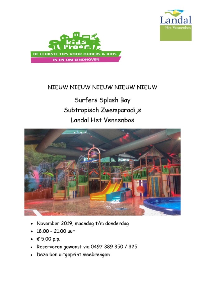 blog NIEUW! Surfers Splash Bay Subtropisch Zwemparadijs Landal Het