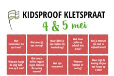 Kidsproof Kletspraat: 4 & 5 mei