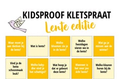 Kidsproof Kletspraat Lente editie