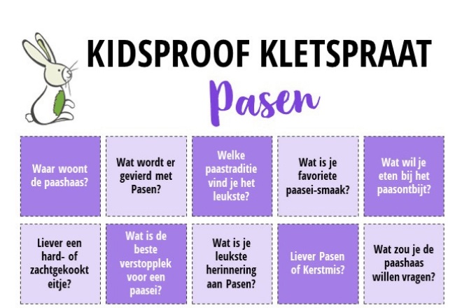 Tot stand brengen Neuken Verrijken Kidsproof Kletspraat Pasen: leuke vragen voor kids | Kidsproof Den Bosch