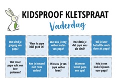 Kidsproof Kletspraat: Vaderdag