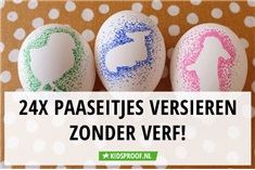 Paaseitjes versieren zonder verf