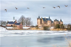 3x winter op het kasteel