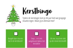 De kidsproof kerstbingo
