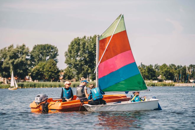 Zeilkamp in de zomer