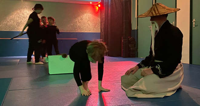 kinderen met de ninja meester