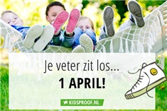 1 April, kikker in je bil!