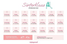 Afvinken tot 5 december! De Sinterklaas aftelkalender
