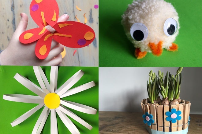 Wonderbaar Lenteknutsels maken met kinderen | Kidsproof Groningen LG-36