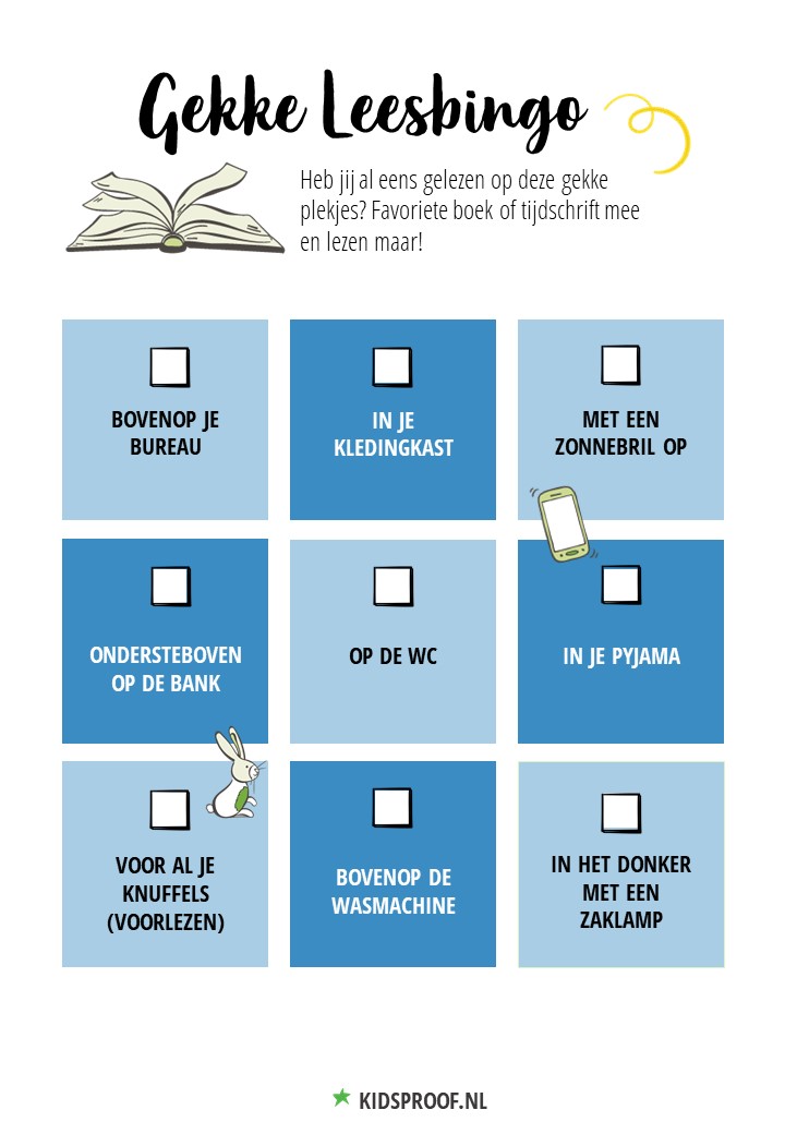 Leesbingo met opdrachten