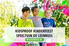 Kidsproof Kinderfeest in speeltuin De Leemkuil