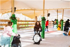 Volop winterpret in Plaswijckpark