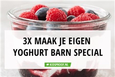 3 recepten voor je eigen Yoghurt Barn