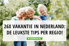 26x vakantie in Nederland