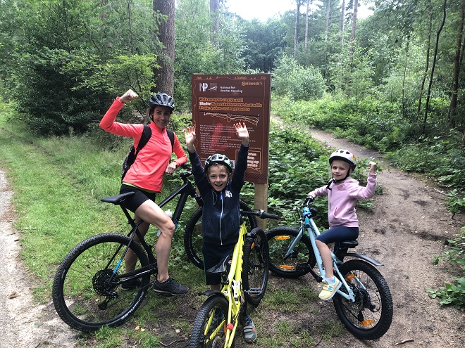 Mountainbiken met kinderen