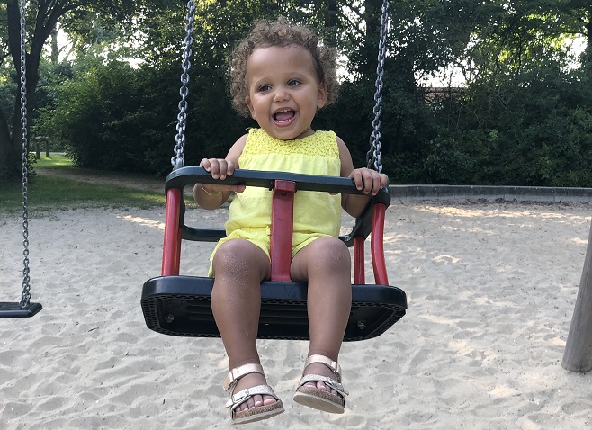 Naar het park