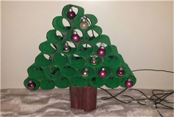Kerstboom knutselen