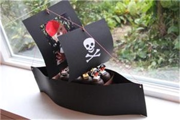 Piraatjes in een boot