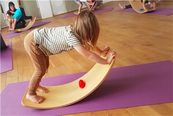 Ouder-kind (wobbel) Yoga