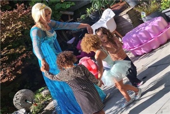 Prinses Elsa kinderfeestje