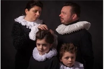 Rembrandt fotoshoot familie