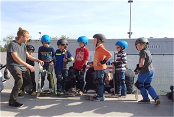 Skateboard lessen voor kids
