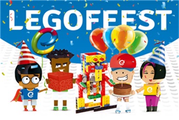 Huis ziel groef LEGO feestje - Young Engineers Den Haag | Kidsproof Den Haag