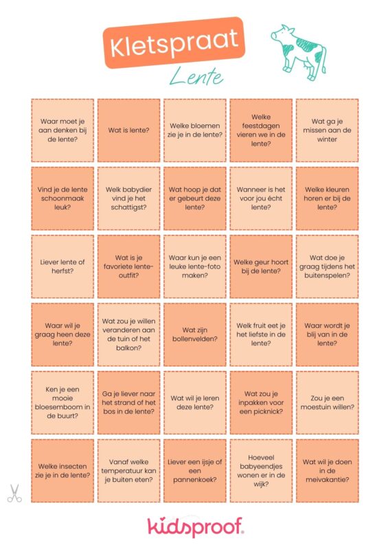 Kletspraat Lente Kidsproof Flevoland