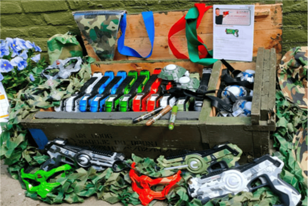 Lasergamen buiten – Lasergame Verhuur, eigen locatie