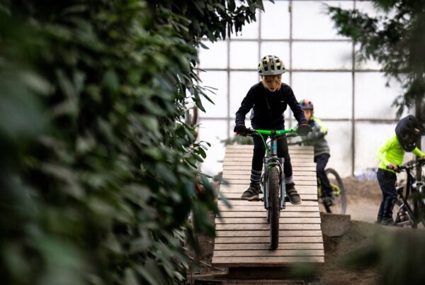 indoor mountainbike parcours