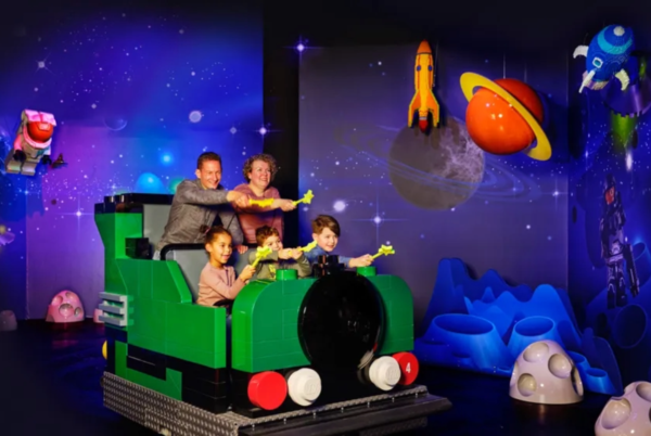 Legoland Express gezin in het treintje