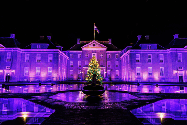 Kerstboom voor Paleis Het Loo