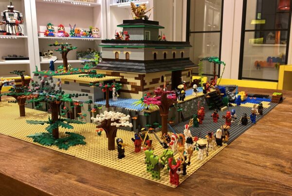 Bouwen met Lego bij de Bonte Bouwplaats