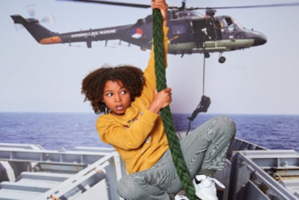 Hindernisbaan bij het Mariniersmuseum