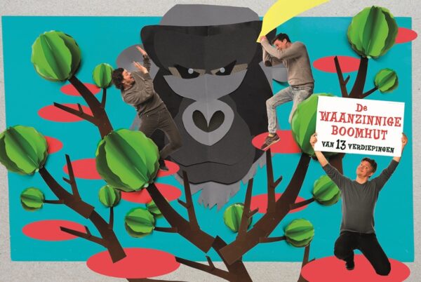 Waanzinnige boomhut theater voorstelling