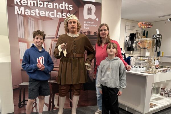 Rembrandthuis kidsproof reporters bij Rembrandts masterclass