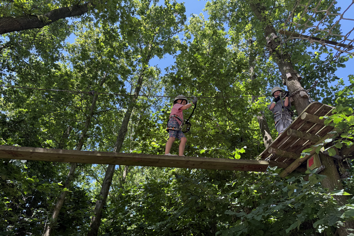 Fun Forest klimbos parcours kidsproof leuk uitje met kinderen